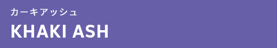カーキアッシュ KHAKI ASH